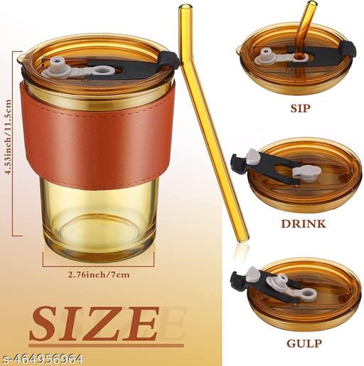 Personalized Glass Coffee Mug with Custom Logo-2