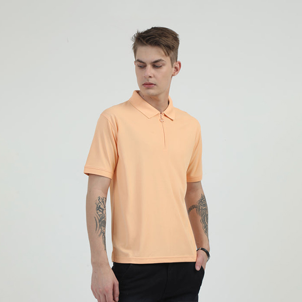 Caslay Quick Dry Polo T-Shirt (Peach)-3