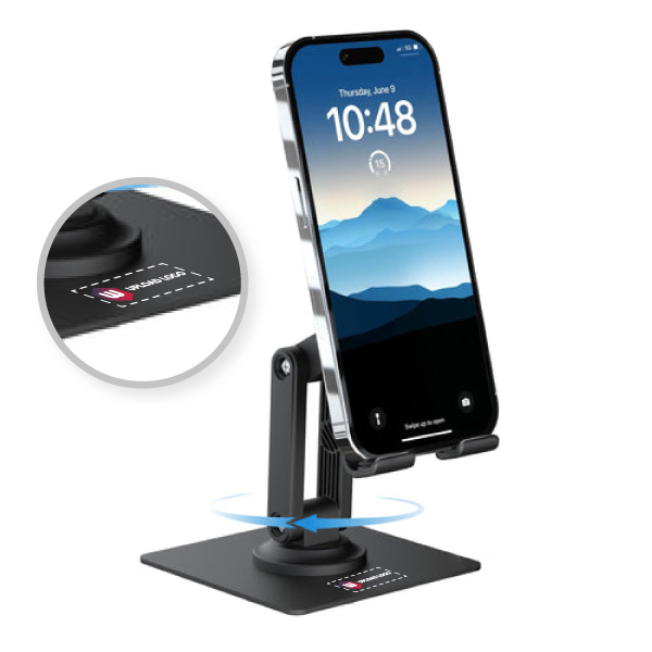 Ambrane 360° Rotation, Foldable Design Mobile Stand-0