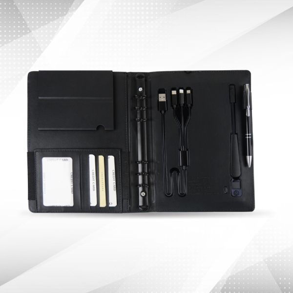 Dynamo Power Bank Folder (Black Grey)-1