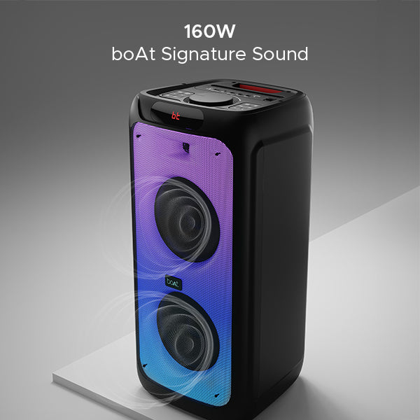 boAt Party Pal 400 160-Watt Bluetooth Wireless Speaker with Mic for karaoke -(Black)-5