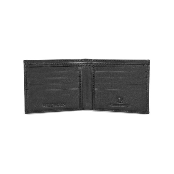 WILDHORN SANFORD Premium Leather Wallet, Keychain & Pen Gift Set for Men (Black)-2