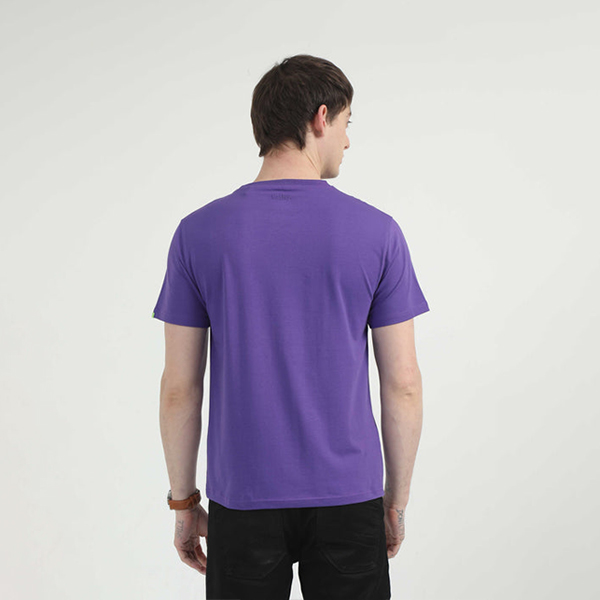Caslay Organic Crew Neck T-Shirt (Prism Violet)-2
