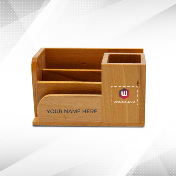 Wooden Pen & Mobile Holder for Office & Corporate Gifting-0