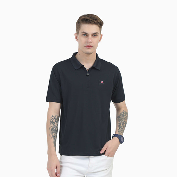 Caslay Quick Dry Polo T-Shirt (Elephant Grey)