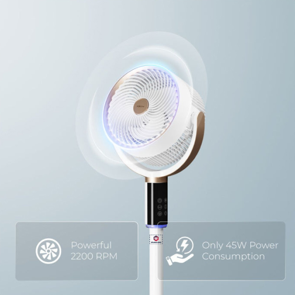 XECH GUSTO Fresh Air Circulator Noiseless Fan-2