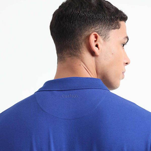 Caslay Organic Polo T-Shirt (Royal Blue)-4