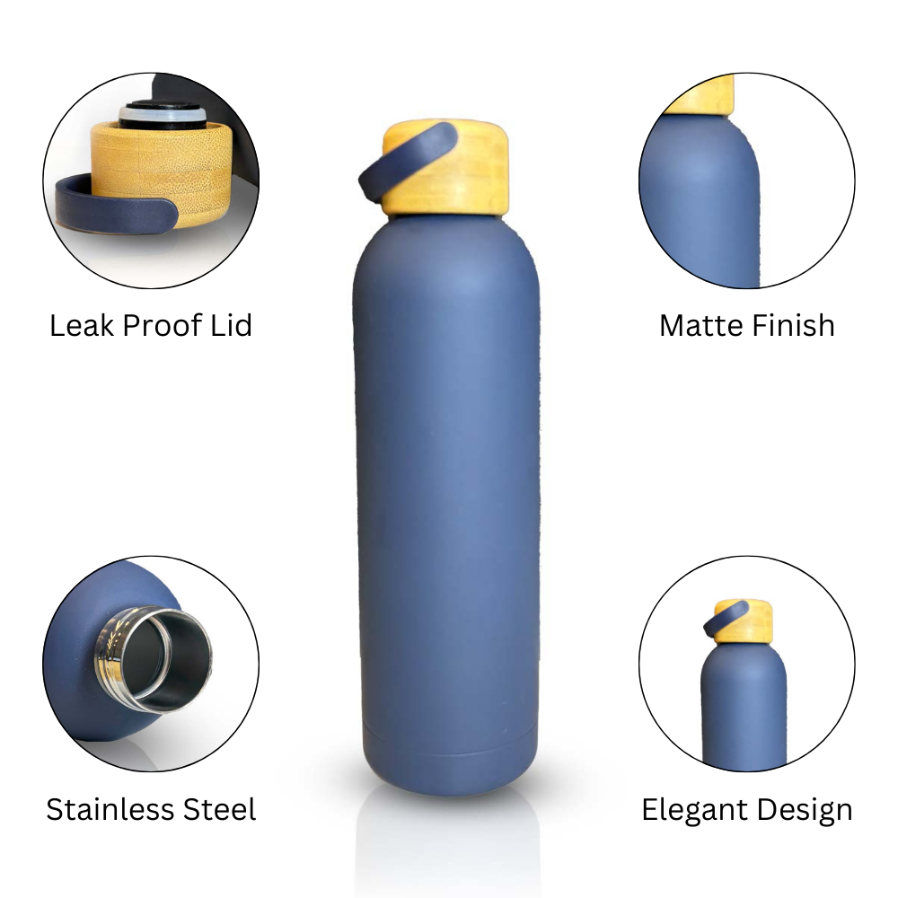 Custom logo Bamboo Cap Bottle for Corporate Gifting-3