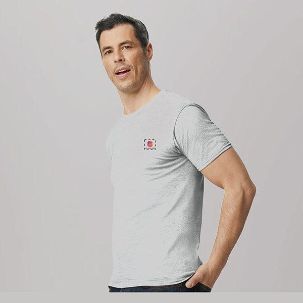 Gildan Softstyle Midweight Adult Round Neck T-Shirt Ash Grey-1