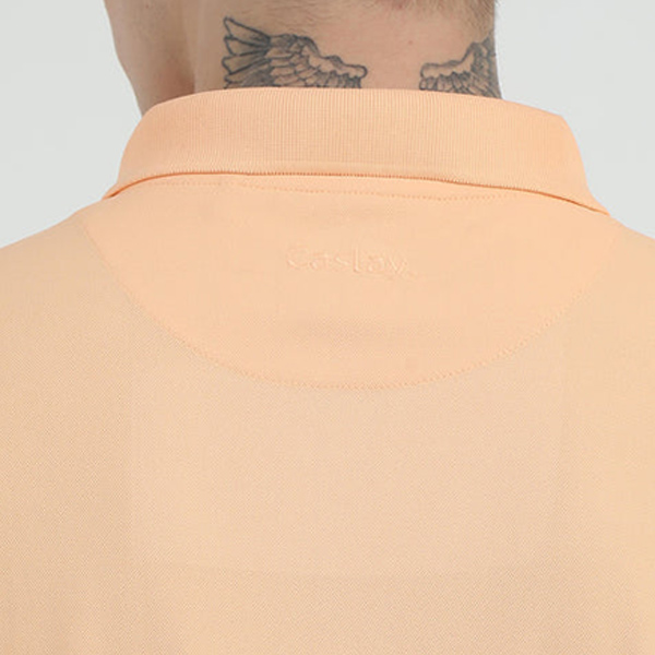 Caslay Quick Dry Polo T-Shirt (Peach)-4