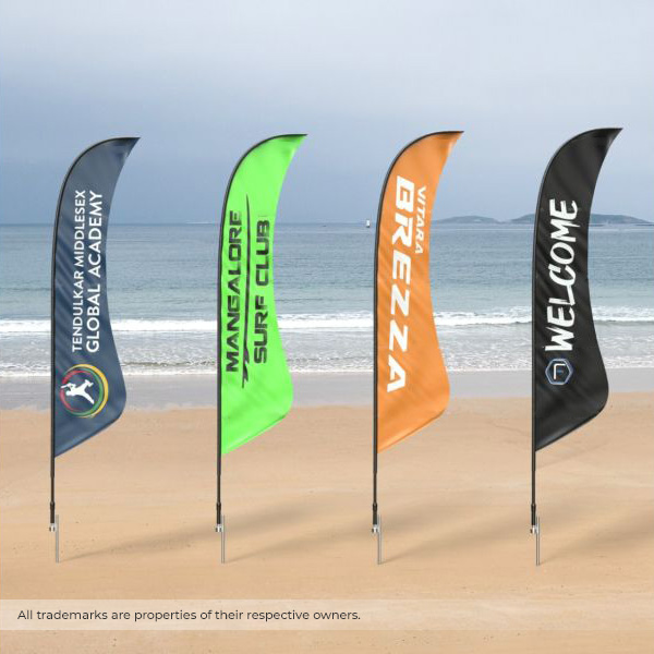 Shark Fin Flags Personalized for Promotions, Events & Advertising-3