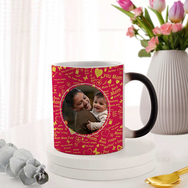 Magic Mug for Mom – Customized with Photo-1