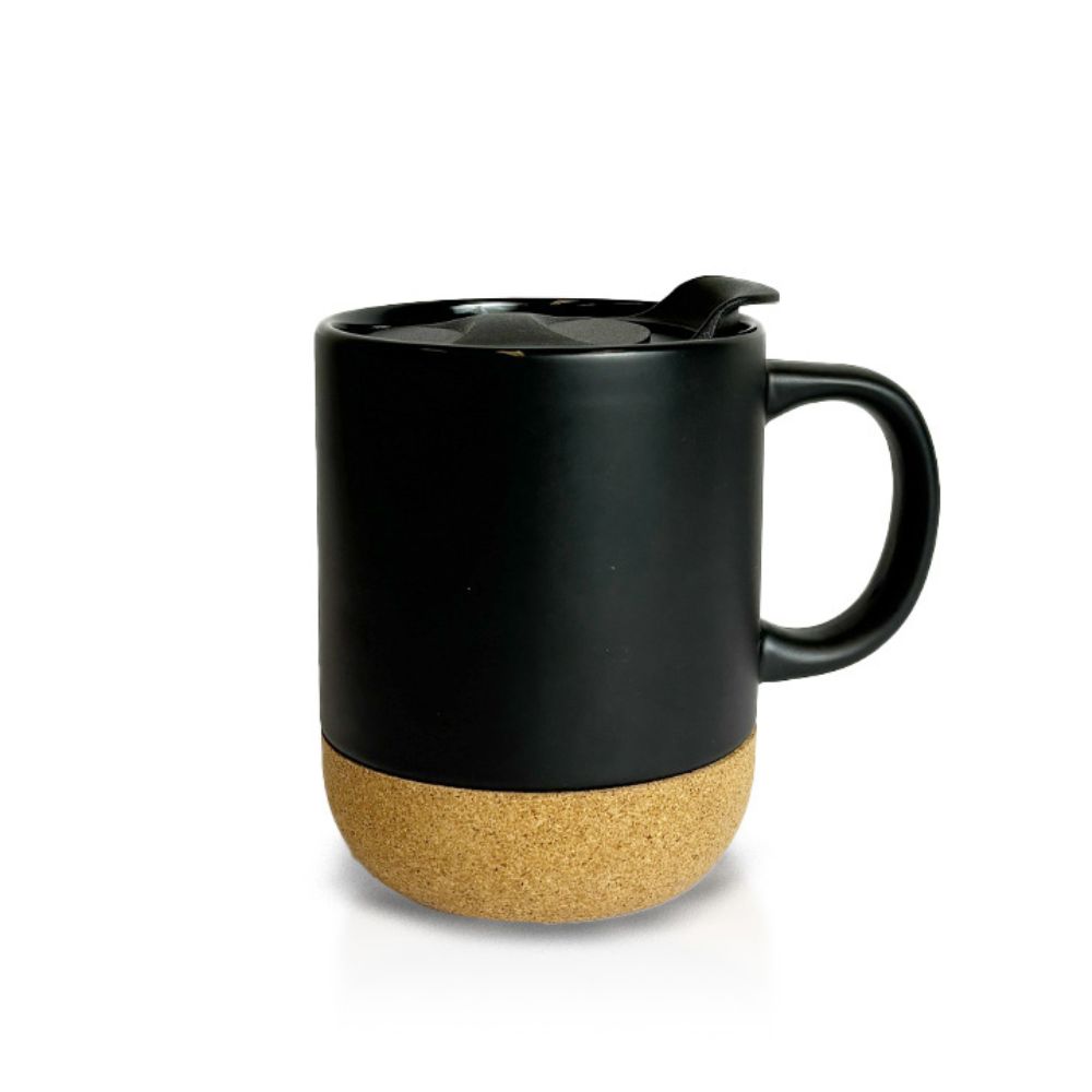 Custom Logo Cork-Base Ceramic Mug Corporate Gifting 2026