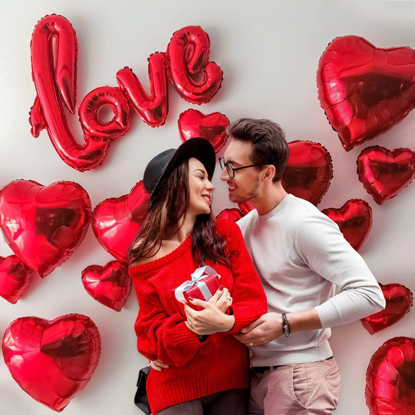 Romantic Love & Heart Balloon Decorations-1