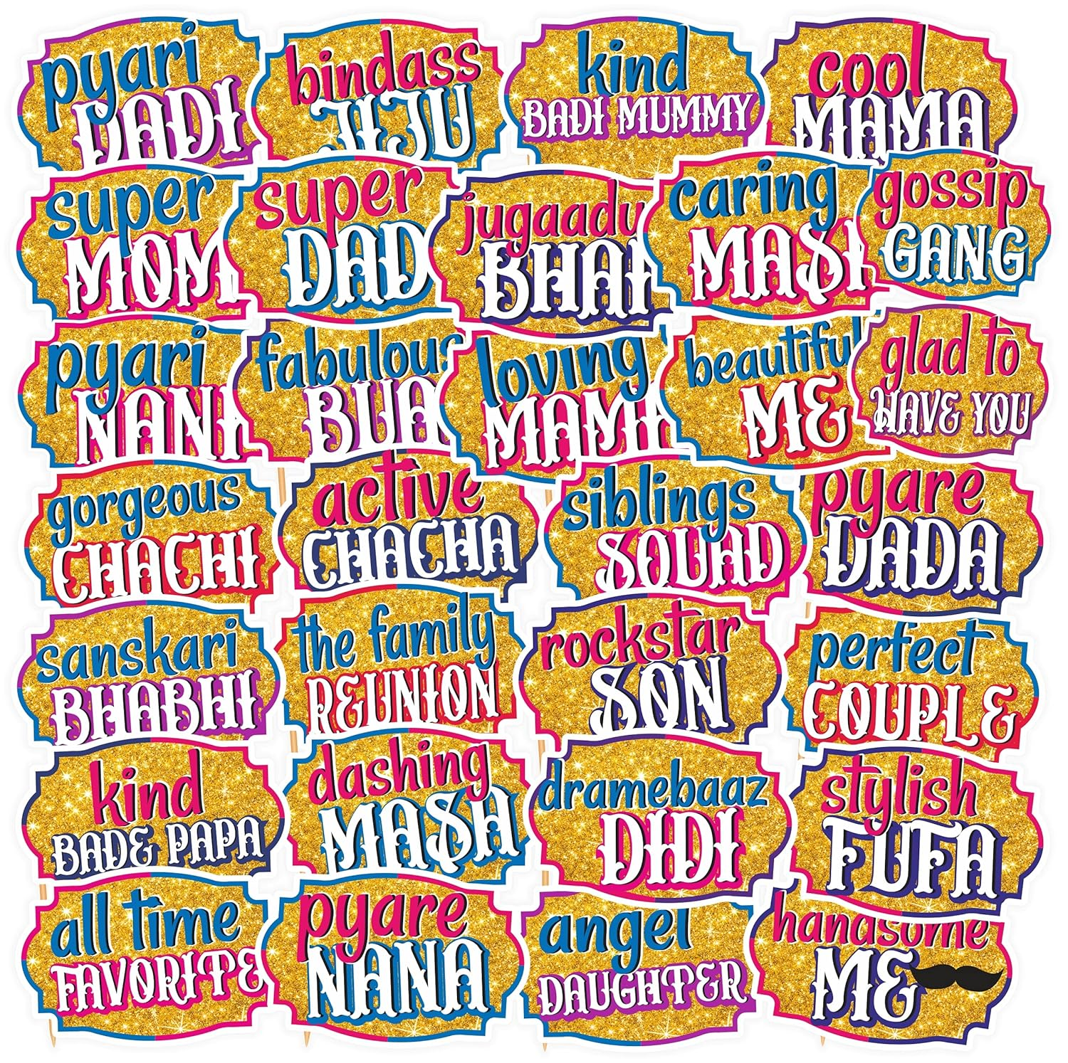 Family Party Props for All Wedding & All Occasion Function