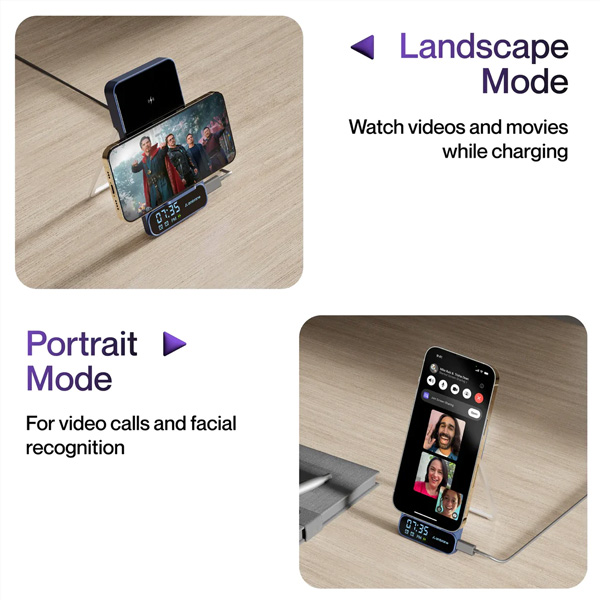 Ambrane Power Pod  Pro Wireless Charger (BLUE)-1