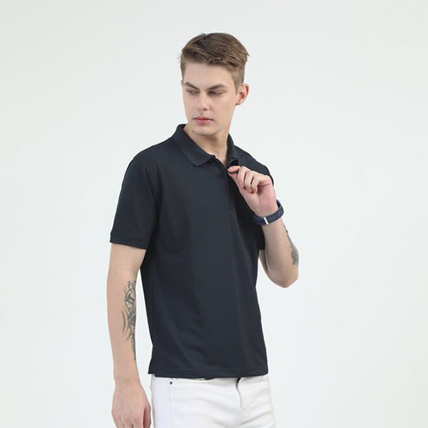 Caslay Quick Dry Polo T-Shirt (Elephant Grey)-3