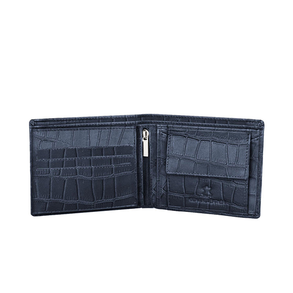 WILDHORN CORDOVA Premium Leather Wallet, Keychain & Pen Gift Set (Blue Croco)-3