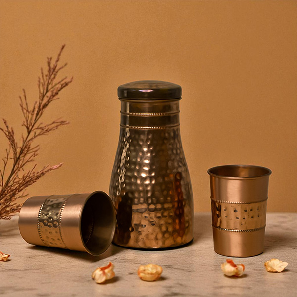 Heritage Copper & Elephant Charm Gift Set-3