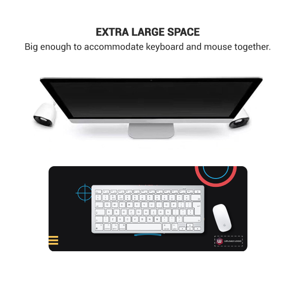 Creative Desk Keyboard Pad with Custom Logo-2