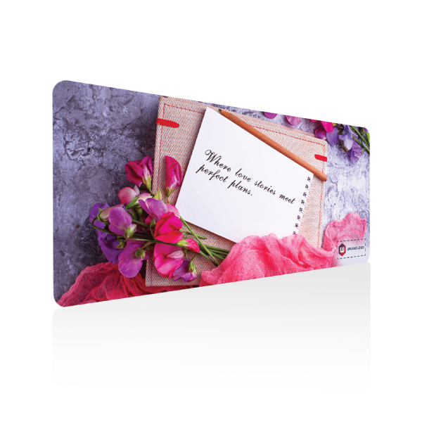 Positive Vibes Keyboard Mat with Customized Logo-0