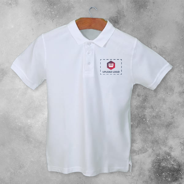 Titlis Polycotton Polo T-shirt for Men (White)- Custom Logo Left Chest-3