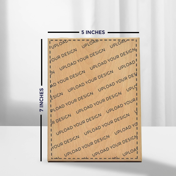 Vertical Wooden Plaque Custom With Your Design-2