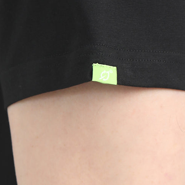 Caslay Organic Crew Neck T-Shirt (Black)-5