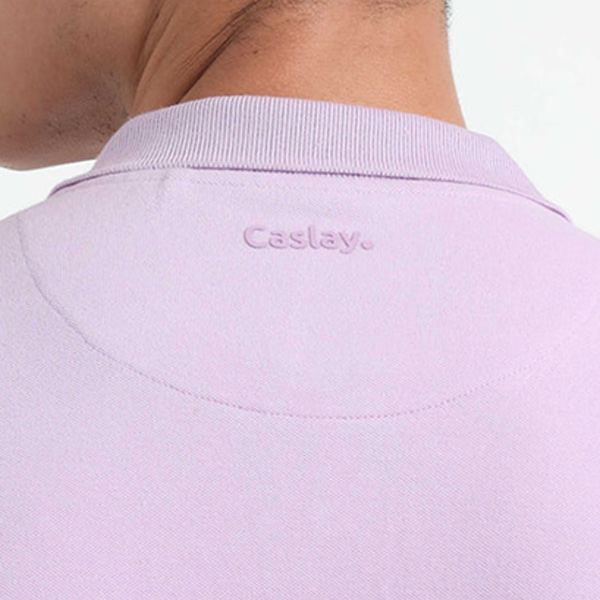 Caslay Organic Polo T-Shirt (Lavender)-4