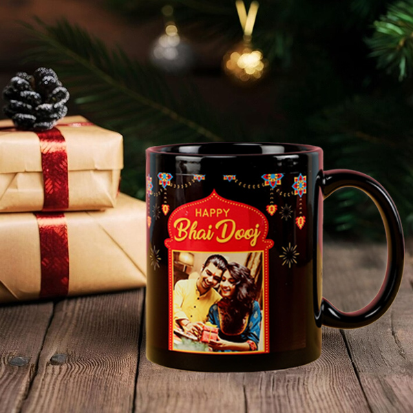 Bhai Dooj Personalized Photo Mug-2