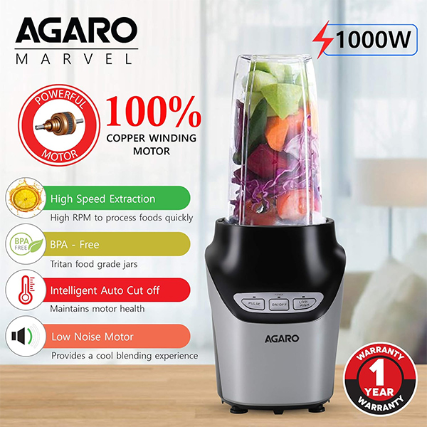 AGARO Marvel 1000W Nutri Blender-1