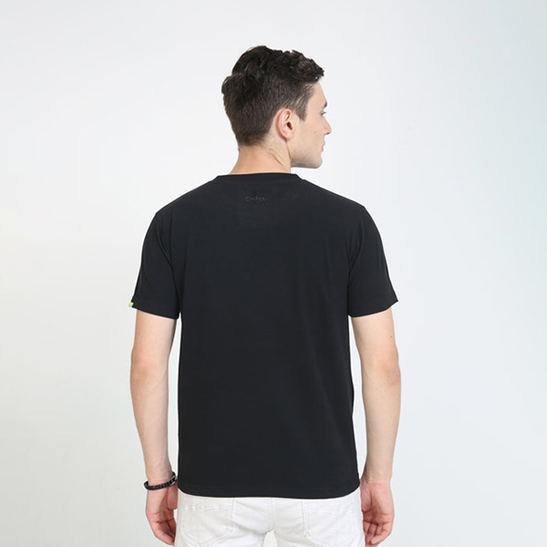Caslay Crew Neck T-Shirt (Black)-4