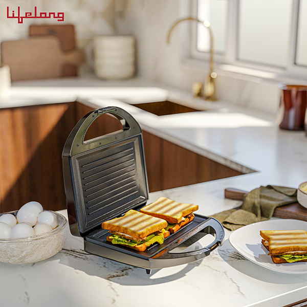 Lifelong LLSM120G Sandwich Griller, Classic Pro 750 W Sandwich Maker-6