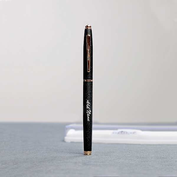 Rose Gold Roller Pen - Personalized Name-1