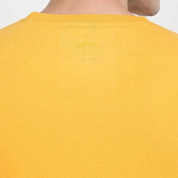 Caslay Crew Neck T-Shirt (Mustard)-6
