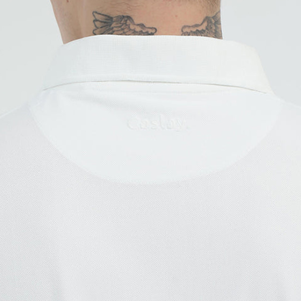 Caslay Quick Dry Polo T-Shirt (Salt White)-4