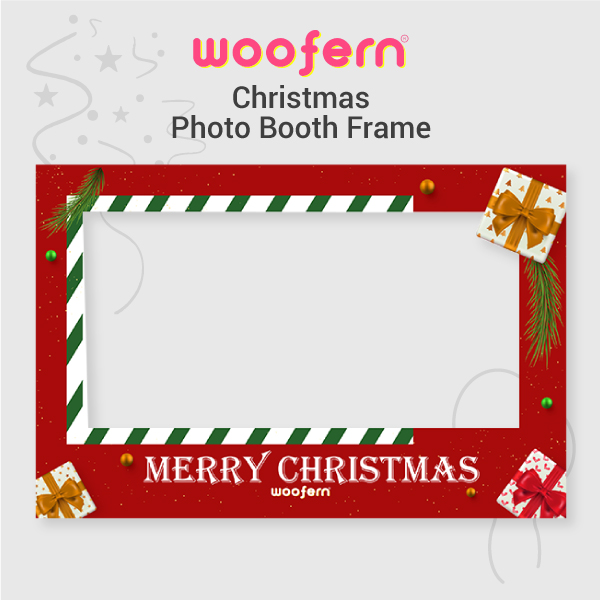 Joyful Christmas Party Photo Frame