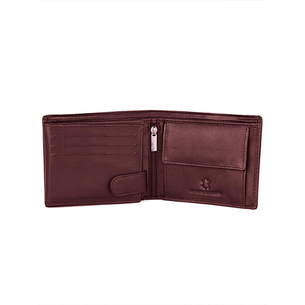 WILDHORN CORDOVA Premium Leather Wallet, Keychain & Pen Gift Set (Maroon)-3