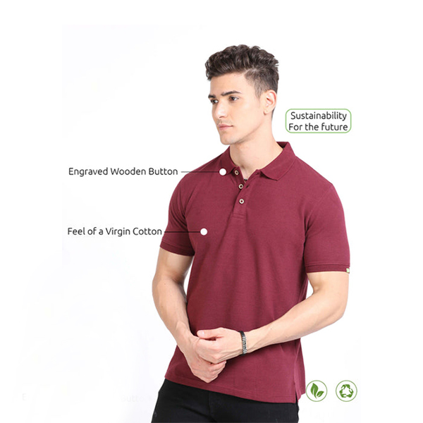 Caslay Polo T-Shirt (Maroon)-1