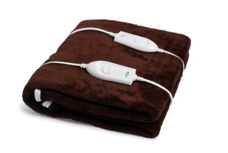 Expressions Signature Electric Bed Warmer - Electric Under Blanket - Double Bed Size (150cms x 160cms) - Brown-0