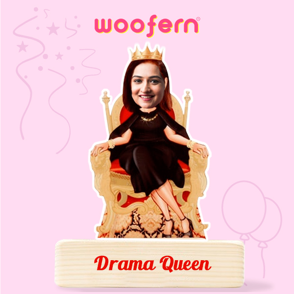 Personalized Drama Queen Caricature