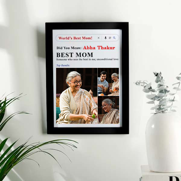 Best Mom Picture Frame – Personalized Gift-0