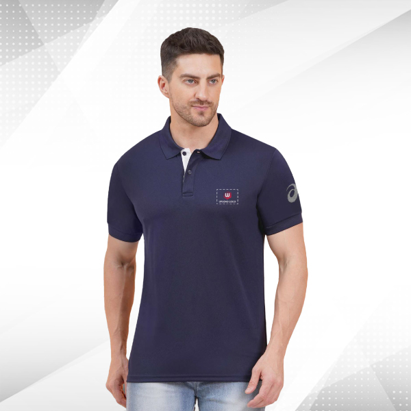 ASICS Premium Polo T-Shirt (Peacoat)