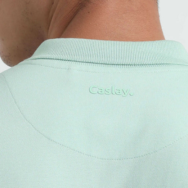 Caslay Organic Polo T-Shirt (Jade Green)-4
