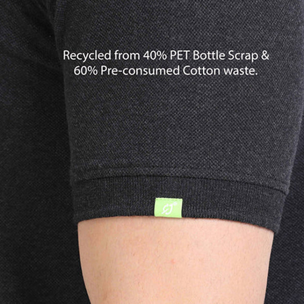 Caslay Polo T-Shirt (Charcoal Melange)-2