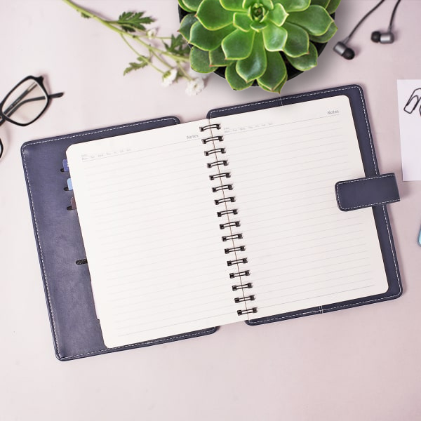 Smart Notebook with Stationery Organizer – Personalized with Name and Logo-1