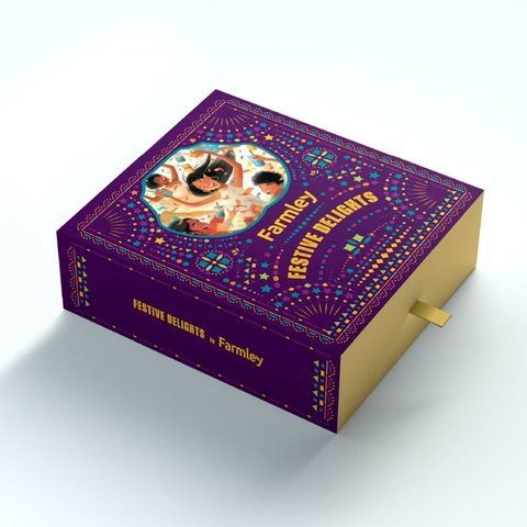 Farmley Festive Delights Dry Fruit Gift Box-1