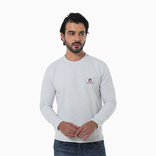Caslay Sweatshirt (White Melange)