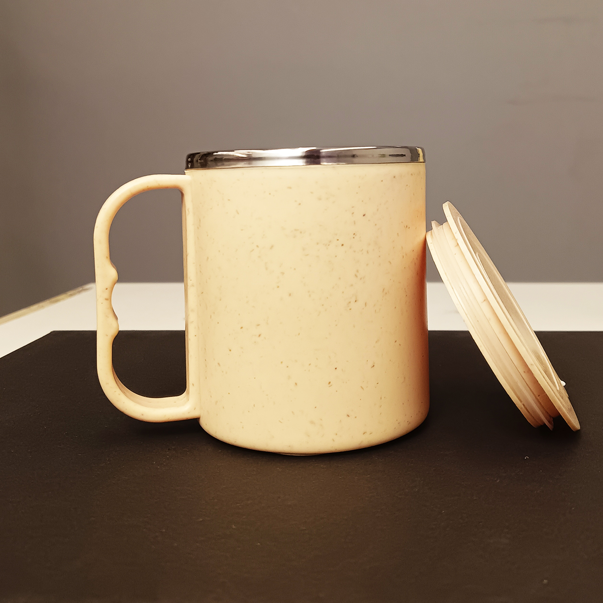 Custom Eco-Friendly Wheat Fiber Coffee Mug