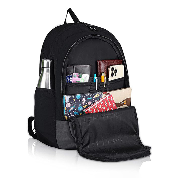 WILDHORN Premium Laptop Backpack (Black)-4